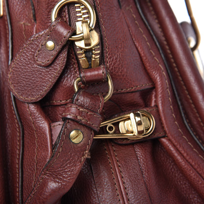 Chloe Calfskin Medium Paraty Burgundy 12 of 12