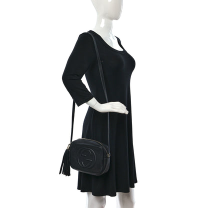 Gucci Pebbled Calfskin Small Soho Disco Bag Black 2 of 10