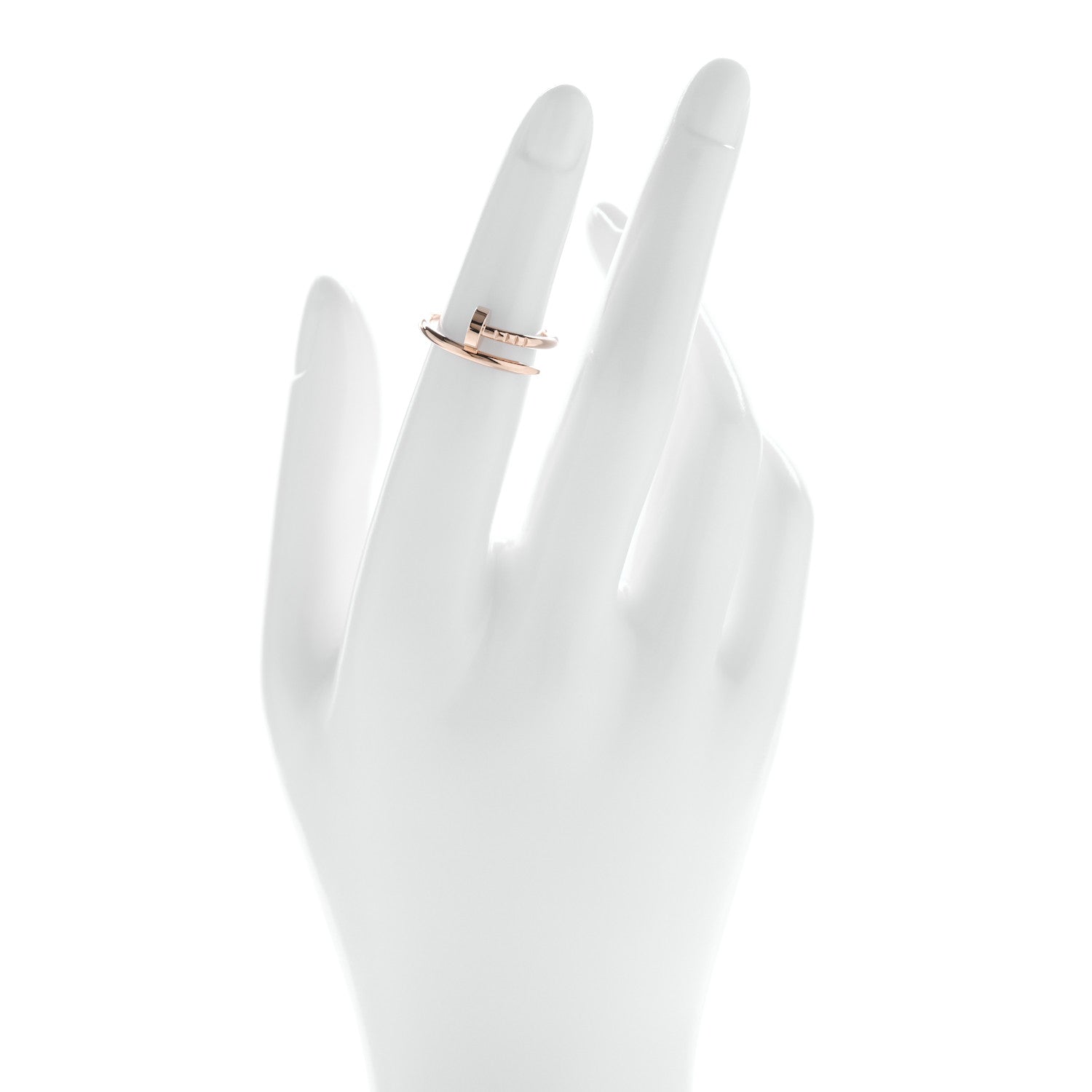 Cartier 18K Pink Gold Small Juste Un Clou Ring 49 5 2 of 5