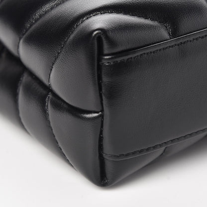 Saint Laurent Calfskin Y Quilted Monogram Toy Loulou Crossbody Bag Black 8 of 10