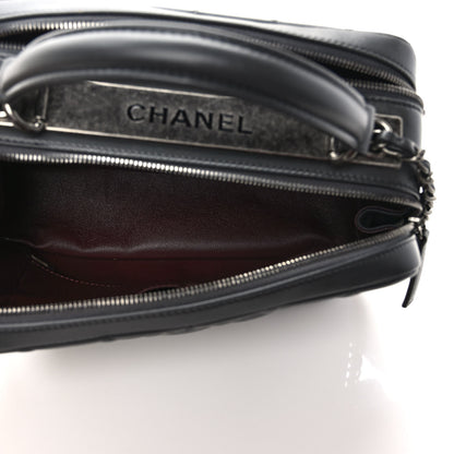 Chanel Lambskin Quilted Medium Trendy CC Bowling Bag Dark Grey 5 of 11