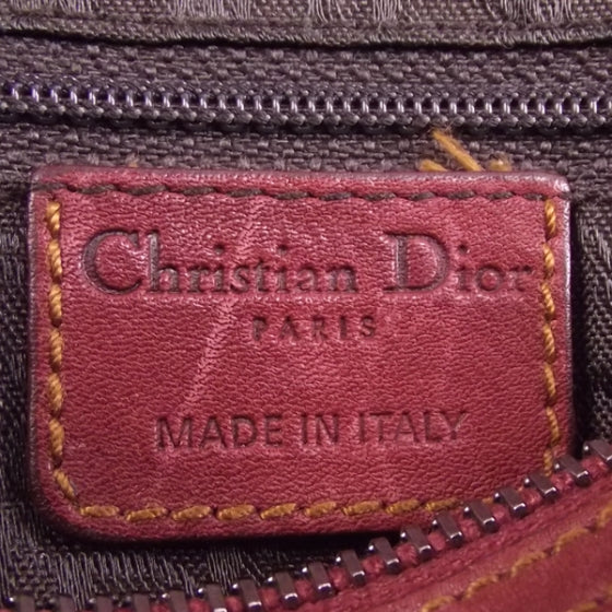 Christian Dior Leather GAUCHO Burgundy 8 of 10