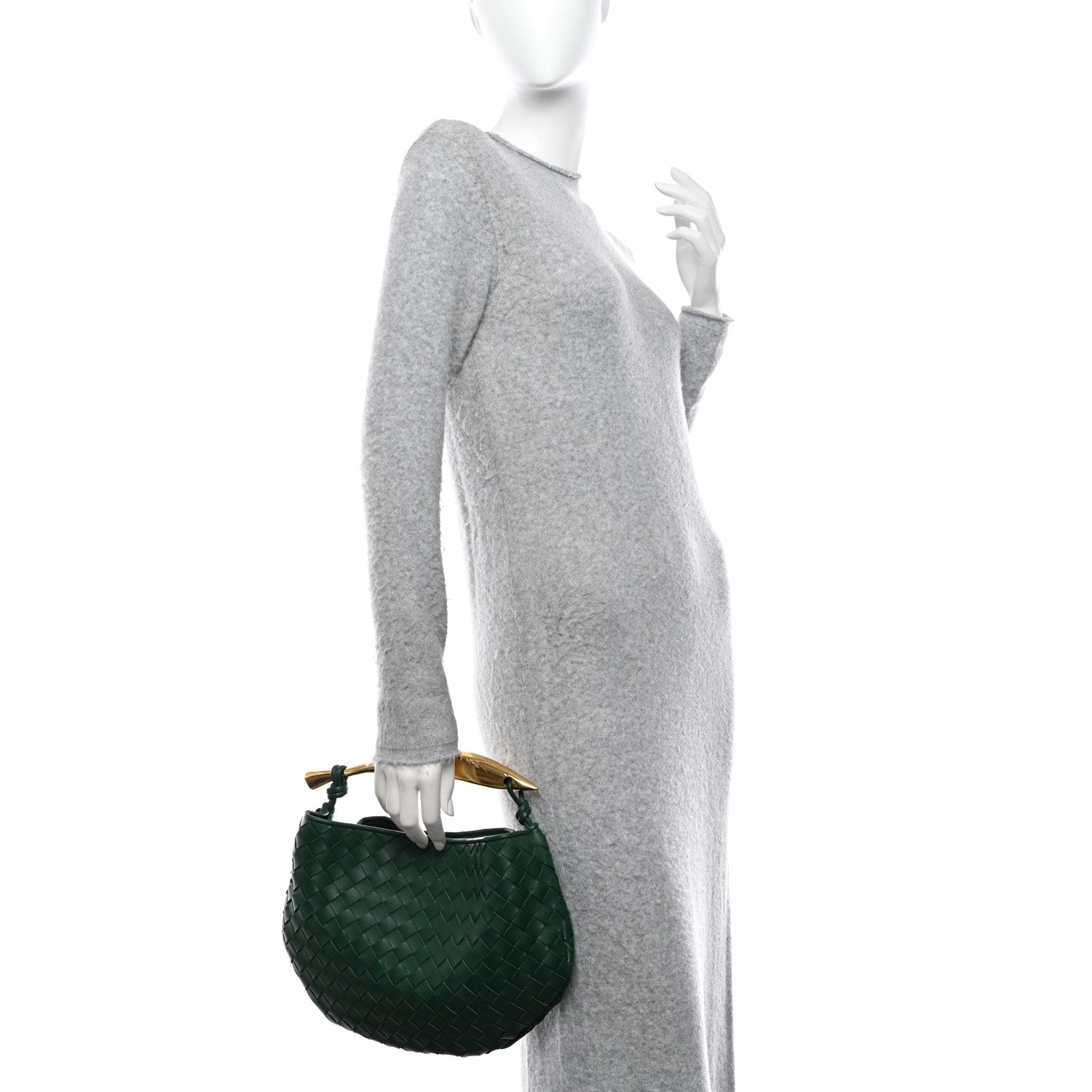 Bottega Veneta Nappa Intrecciato Sardine Bag Emerald Green 2 of 14