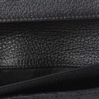 Gucci Calfskin Continental Flap Wallet Black 8 of 8