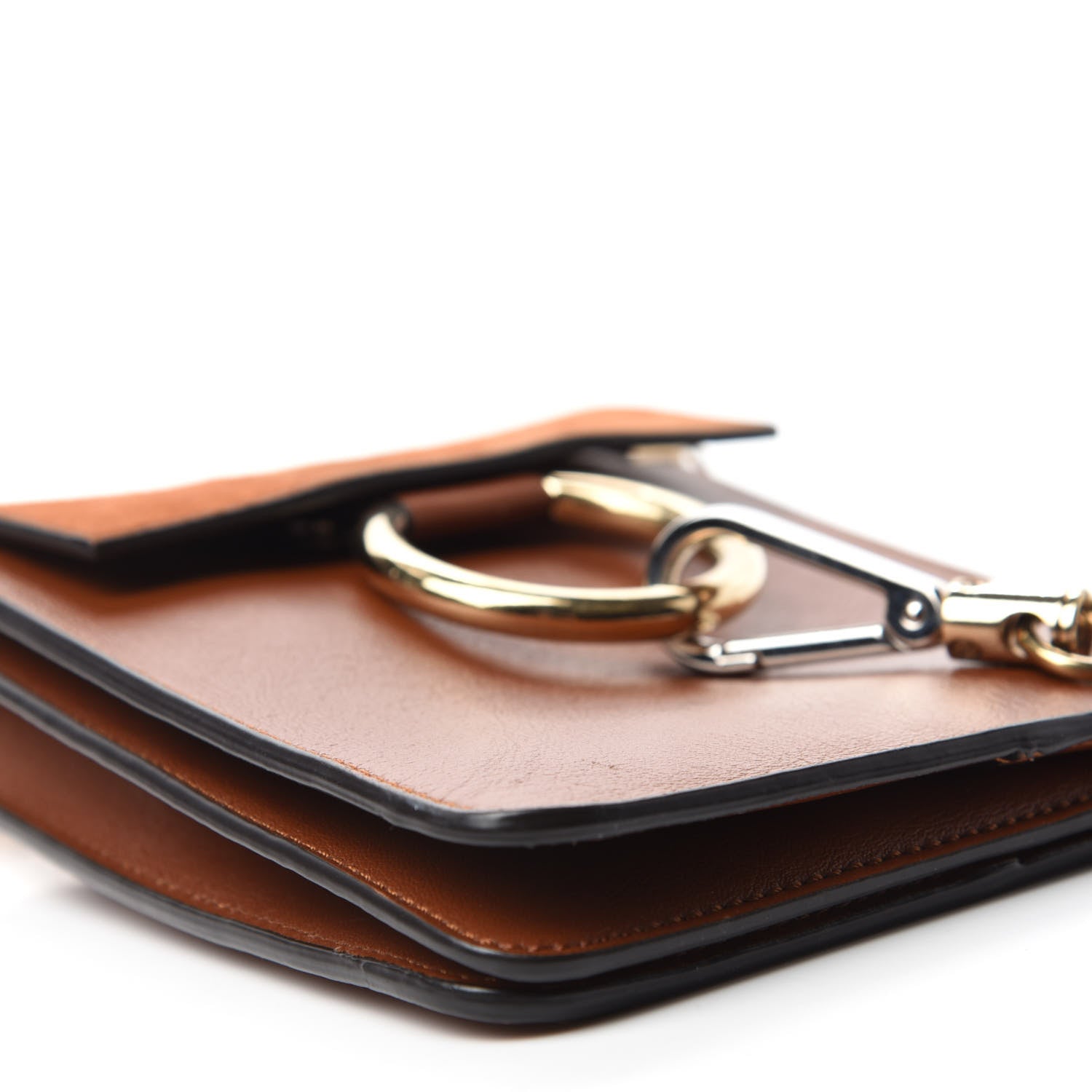 Chloe Suede Calfskin Mini Faye Bracelet Bag Tobacco 6 of 11