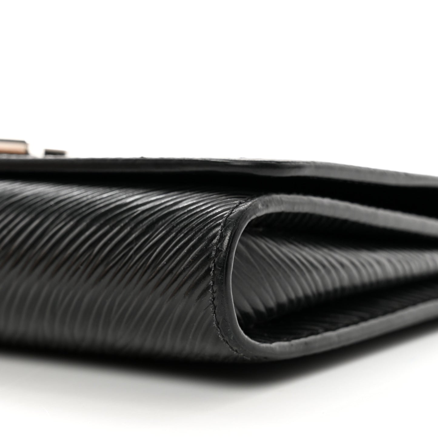 Epi Twist Chain Wallet Black