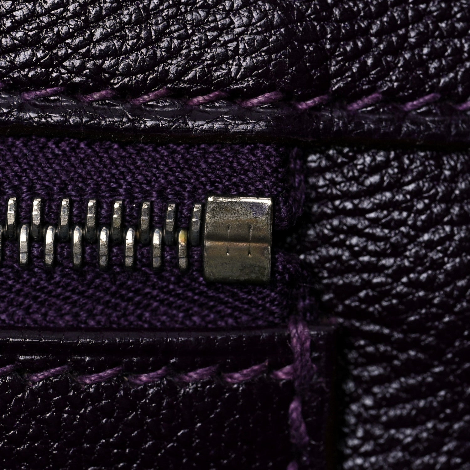 Hermes Taurillon Clemence Birkin 40 Raisin 20 of 46