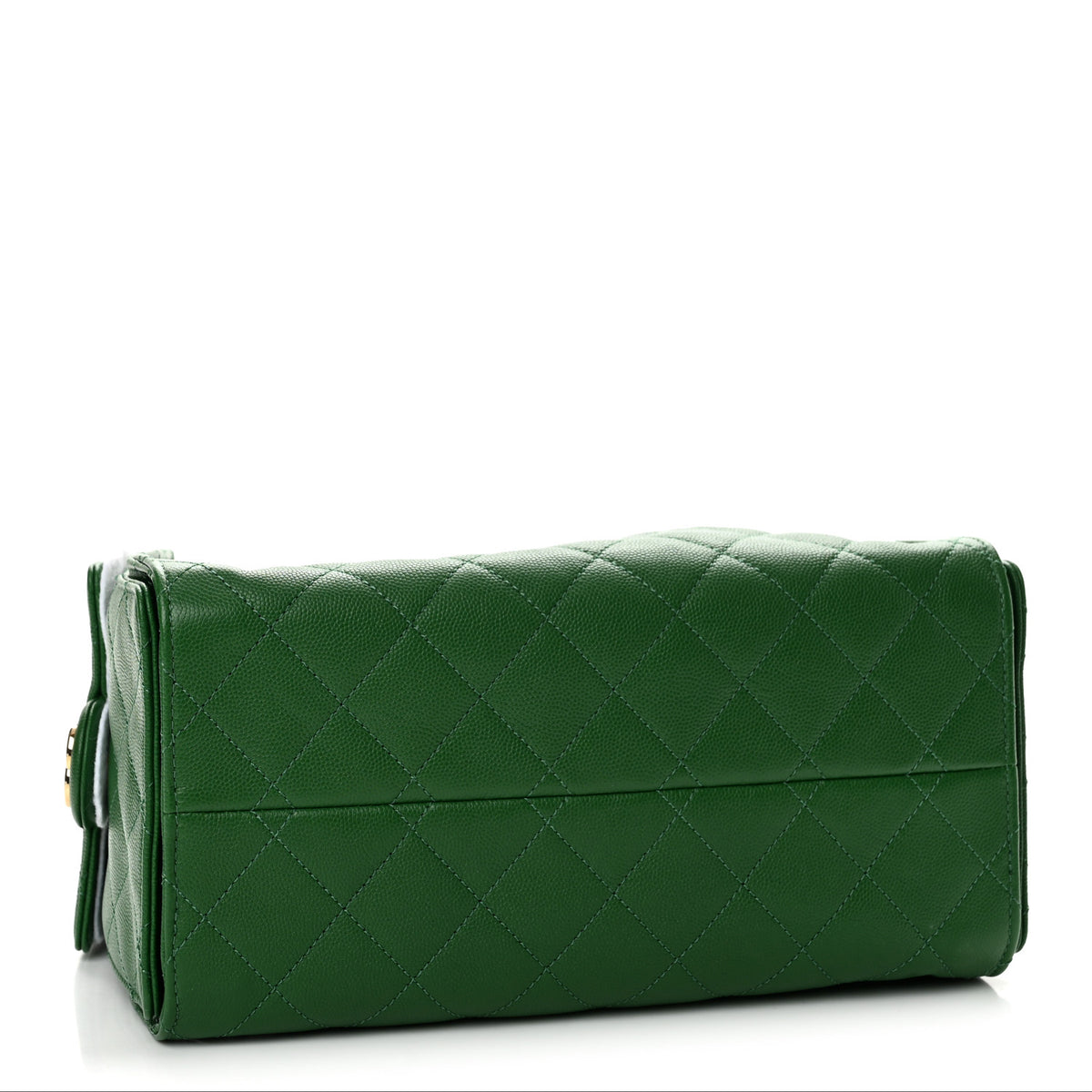 Caviar Quilted Small Chanel 25 Handbag Green