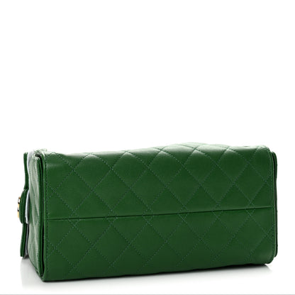 Chanel Caviar Quilted Small Chanel 25 Handbag Green 4 of 11