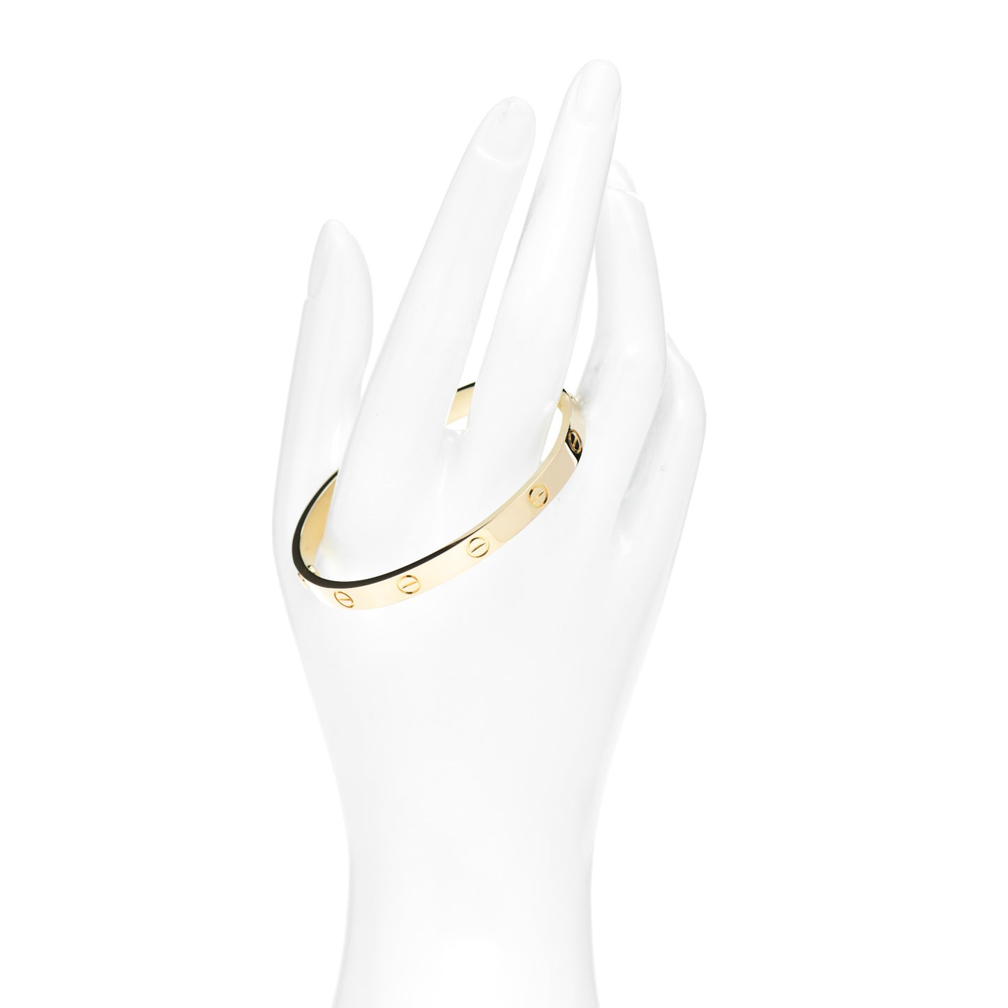 18K Yellow Gold LOVE Bracelet 17