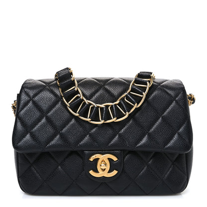 Chanel Caviar Quilted Chain Soul Flap Black 1 of 10