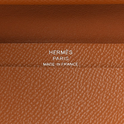 Hermes Epsom Mini Bearn Wallet Gold 5 of 6