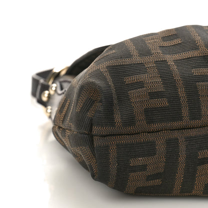 Fendi Zucca Small Chef Shoulder Bag Tobacco 8 of 10