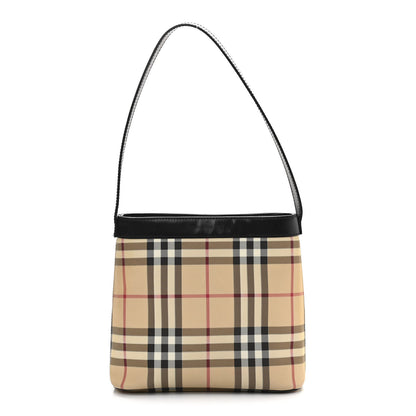 Burberry Prorsum House Check Shoulder Bag Black 1 of 11