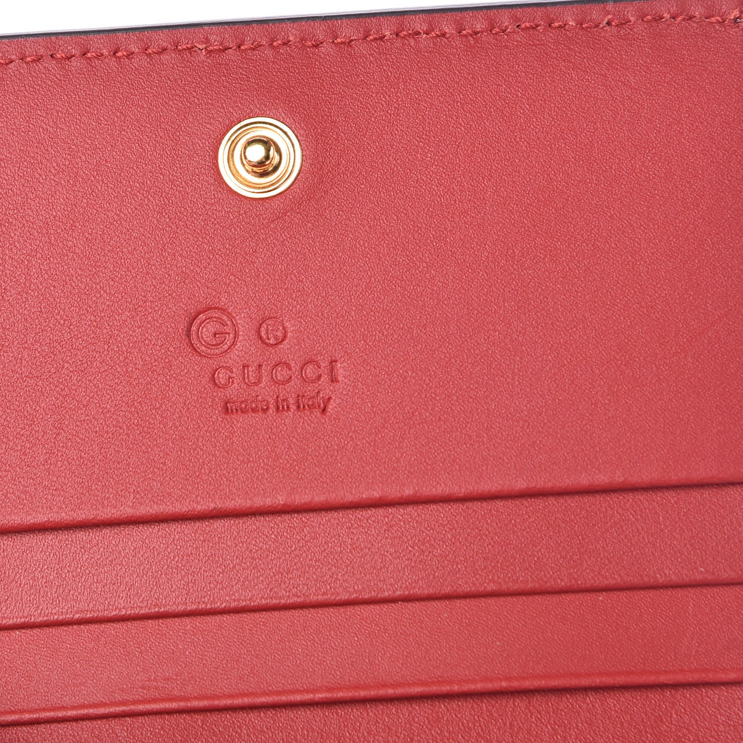 Gucci GG Supreme Monogram Blooms Card Case Wallet Beige Blue Navy Hibiscus Red 6 of 10