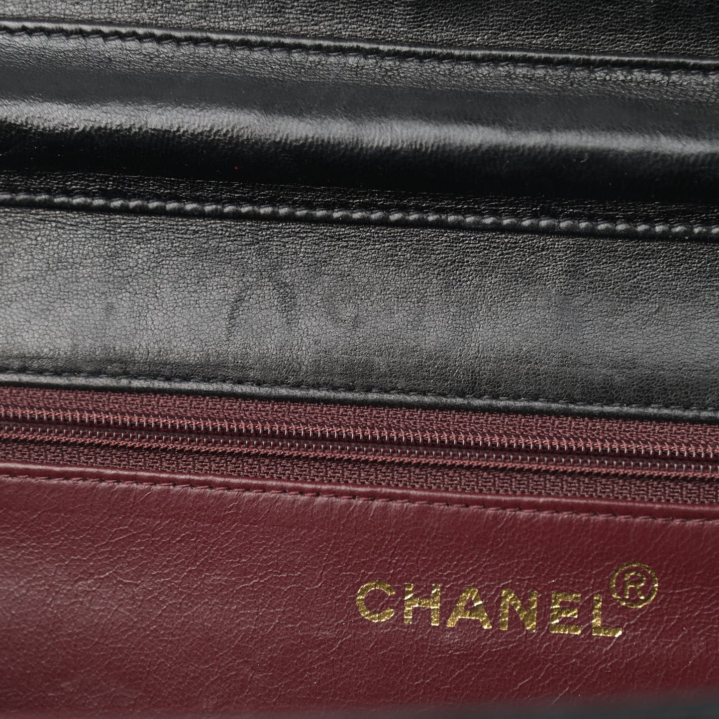 Lambskin Quilted Medium Single Flap Black