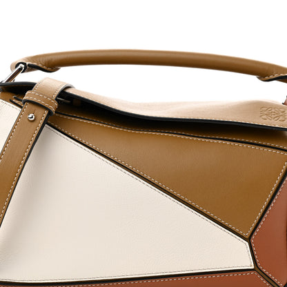 Loewe Calfskin Small Puzzle Bag Ochre 7 of 10