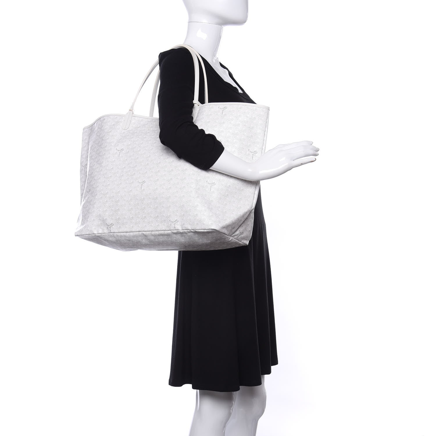 Goyard Goyardine Saint Louis GM White 2 of 10