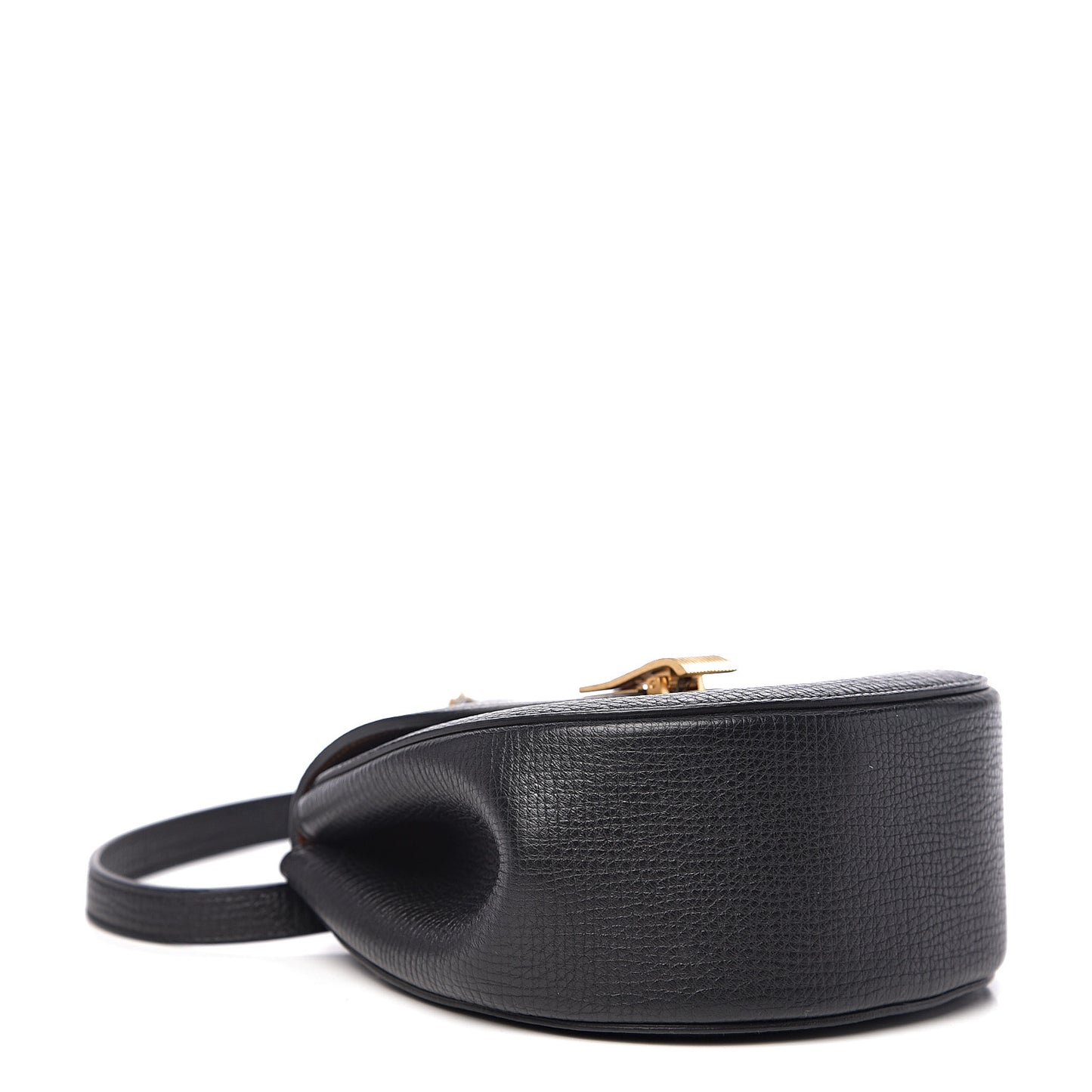 Palmellato Calfskin Rounded Belt Bag Black