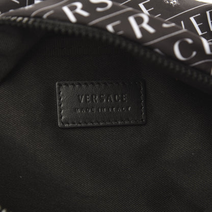 Versace Nylon Logo Belt Bag Black White 5 of 8
