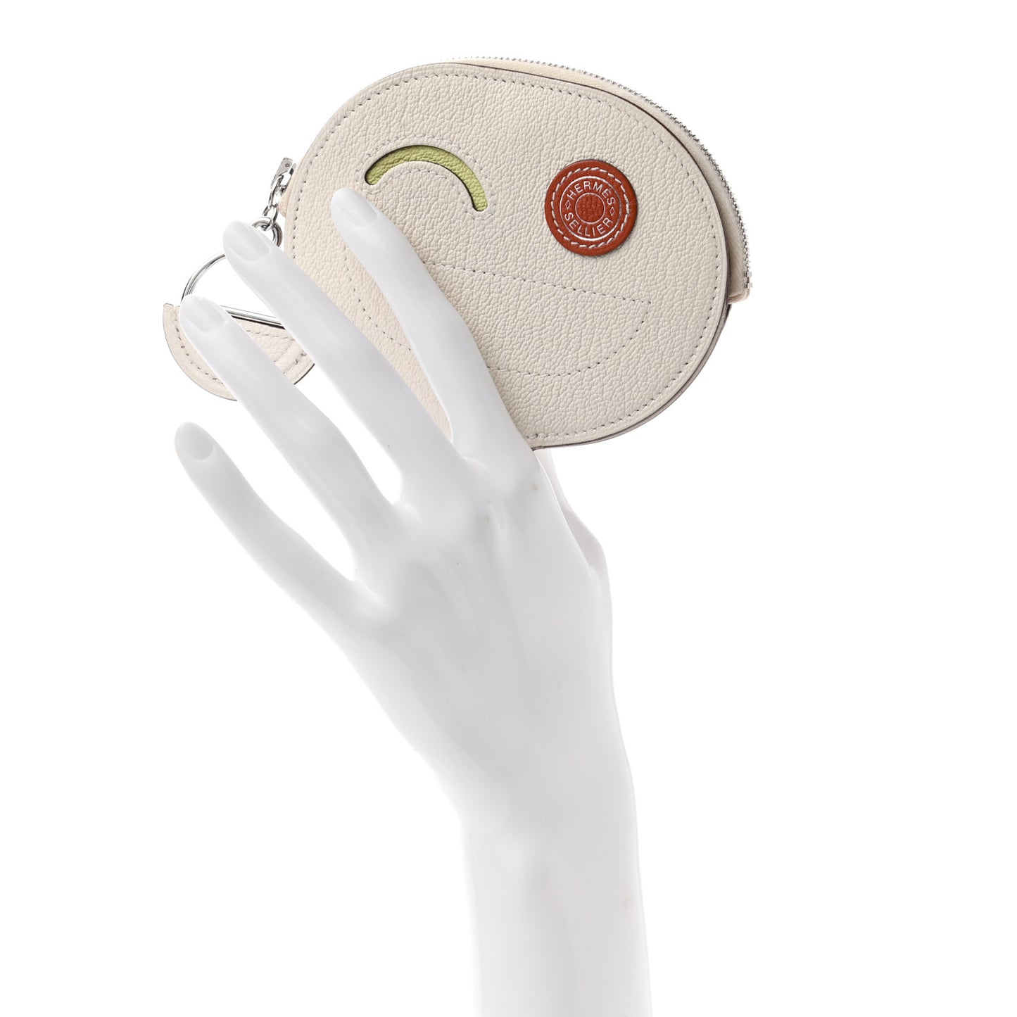 Chevre Mysore In-The-Loop Wink Card Holder Nata Jaune Bourgeon Cuivre