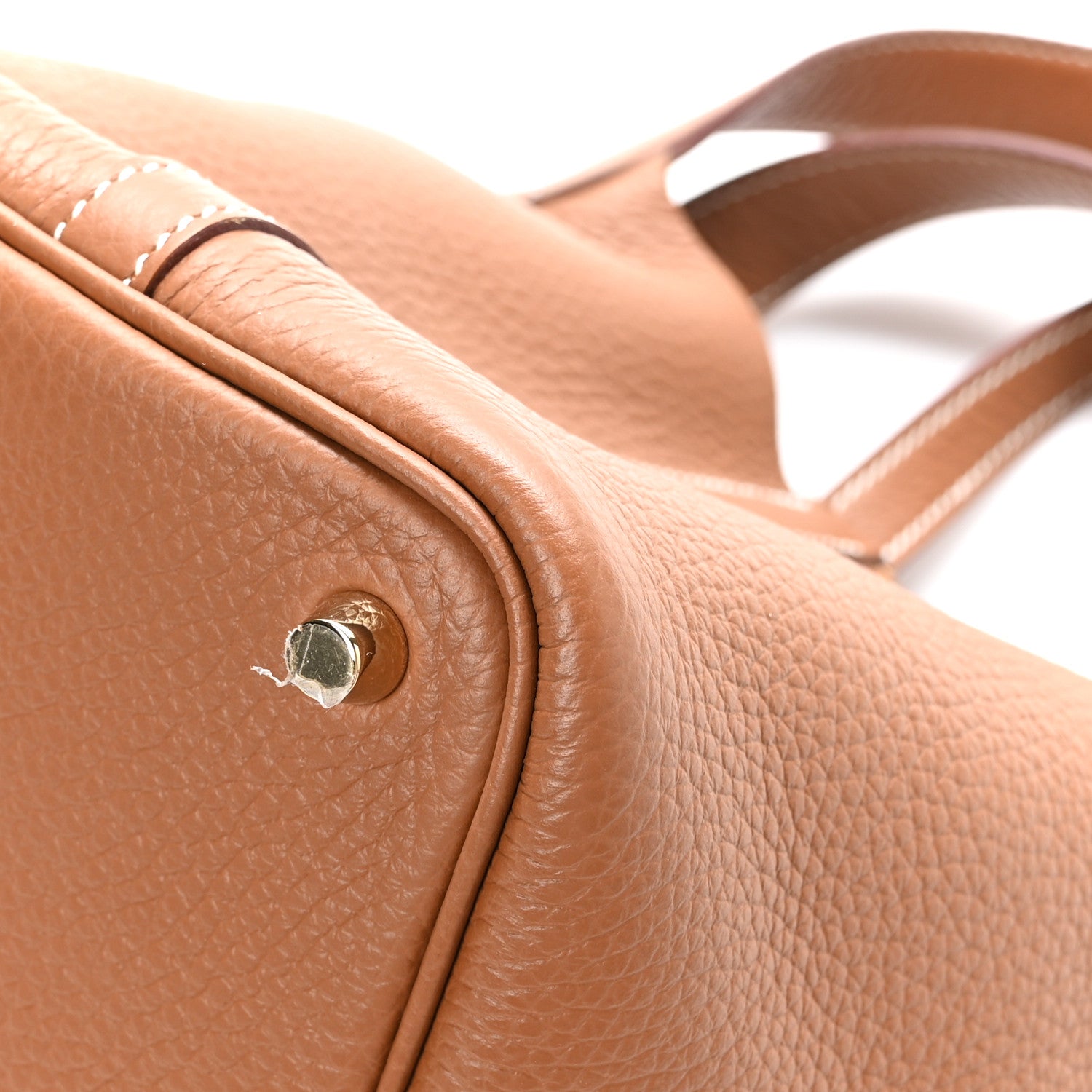 Hermes Taurillon Clemence Picotin Lock 18 PM Gold 9 of 13