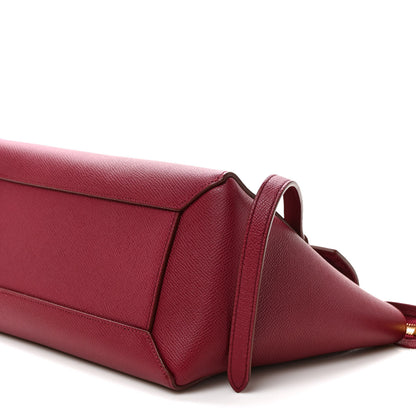 Celine Grained Calfskin Micro Belt Bag Plum 9 of 9