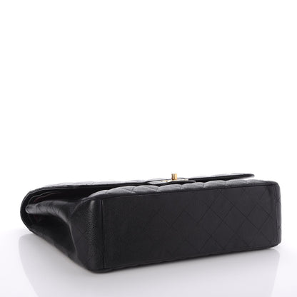 Chanel Caviar Quilted Maxi Double Flap Black 4 of 8