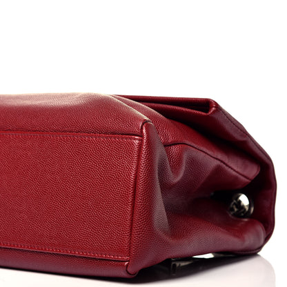 Saint Laurent Grain De Poudre Medium West Hollywood Monogram Fold-Over Palissandre 9 of 9