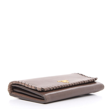Prada Glace Infilature Flap Wallet Argilla Pomice 5 of 15