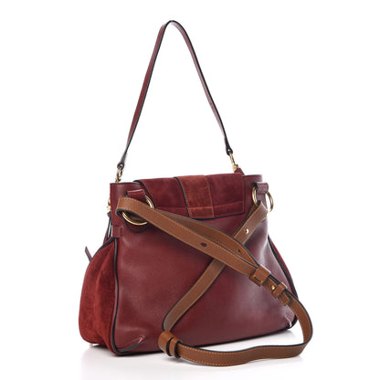 Chloe Suede Small Lexa Shoulder Bag Sienna Red 4 of 10