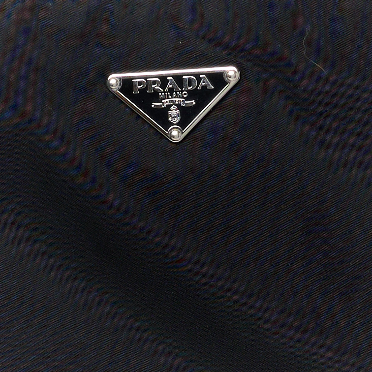 Prada Tessuto Nylon Calfskin Flat Messenger Bag Black 8 of 10