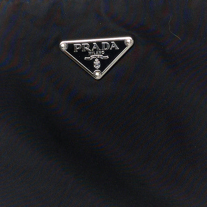 Prada Tessuto Nylon Calfskin Flat Messenger Bag Black 8 of 10