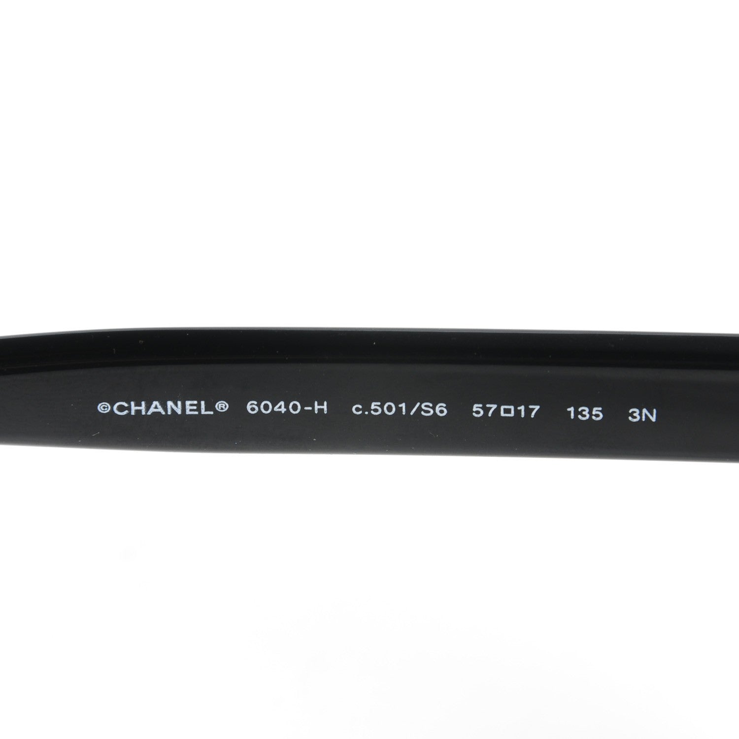 Chanel Freshwater Cultured Pearl Butterfly Sunglasses 6040-H Black 4 of 6