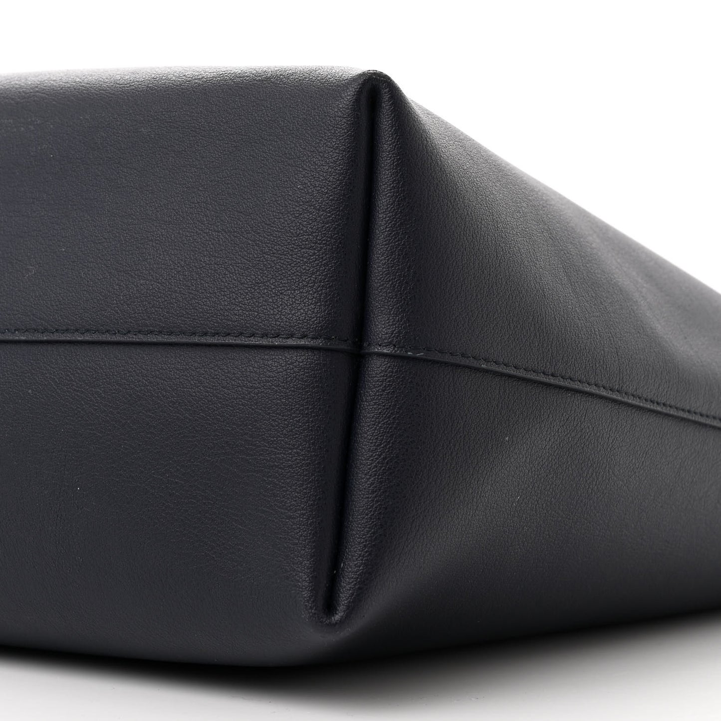 Calfskin Large Shopping Tote Deep Marine