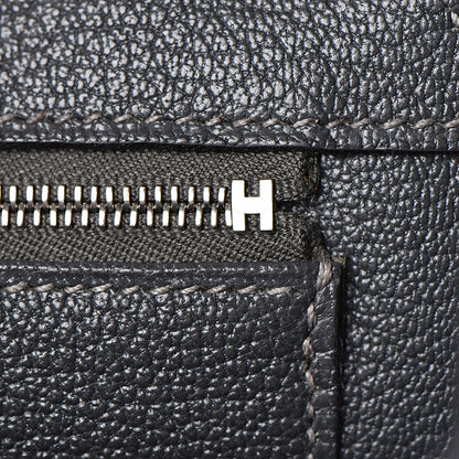 Hermes Matte Niloticus Crocodile Birkin 25 Graphite 24 of 33