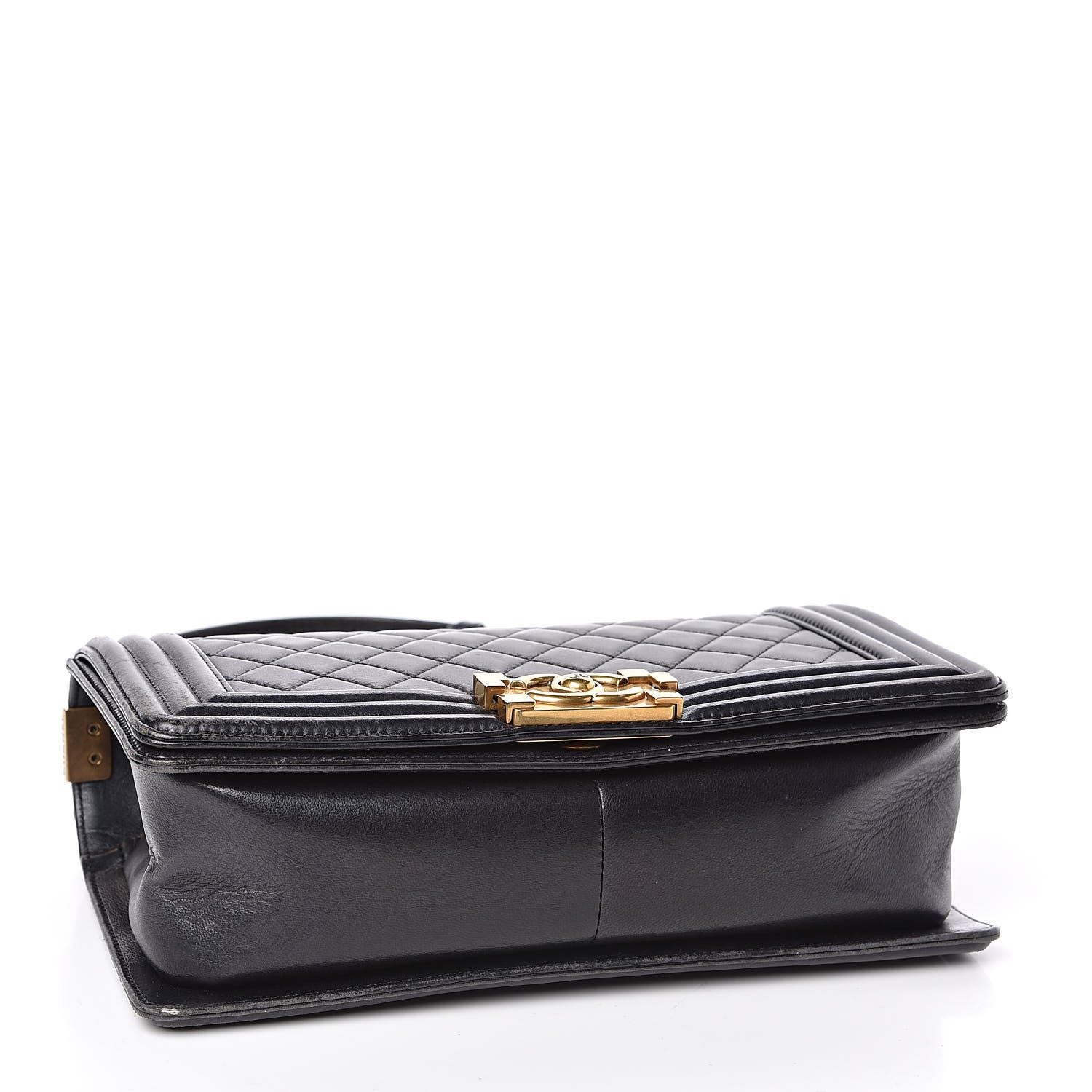 Chanel Lambskin Quilted Medium Boy Flap Black 4 of 11