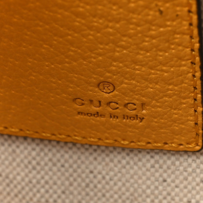 Gucci GG Supreme Monogram Neo Vintage Zip Wristlet Pouch Beige New Acero Crop 6 of 11