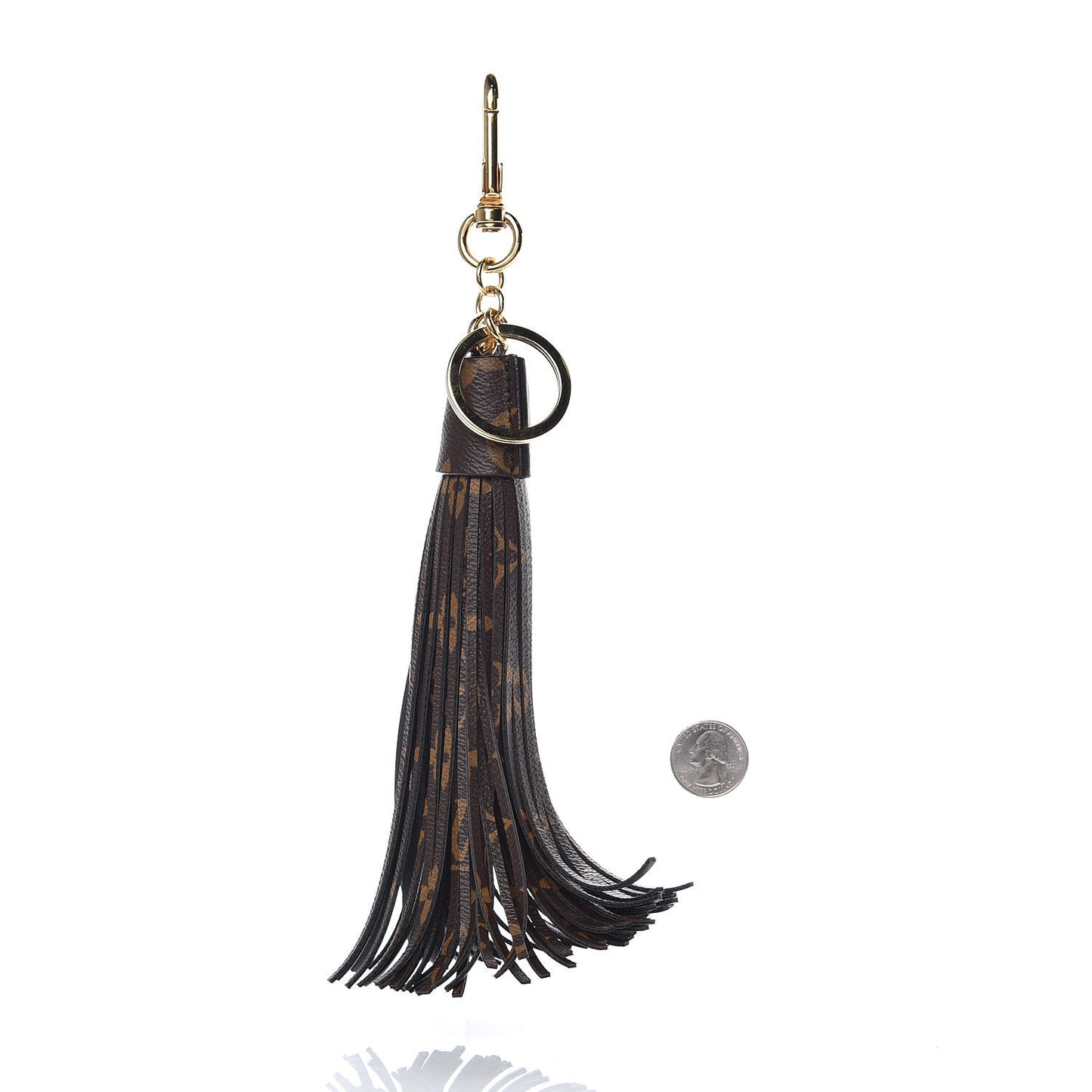 Monogram Tassel Bag Charm