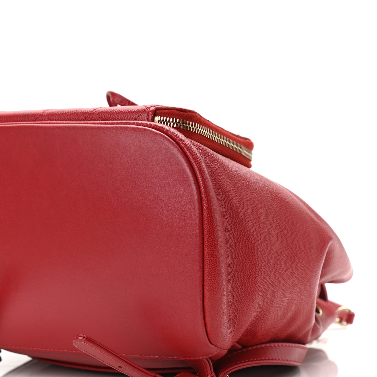 Caviar Quilted Business Affinity Backpack Red