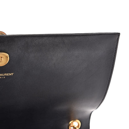 Saint Laurent Suede Medium Classic Monogram Kate Tassel Satchel Black 9 of 9
