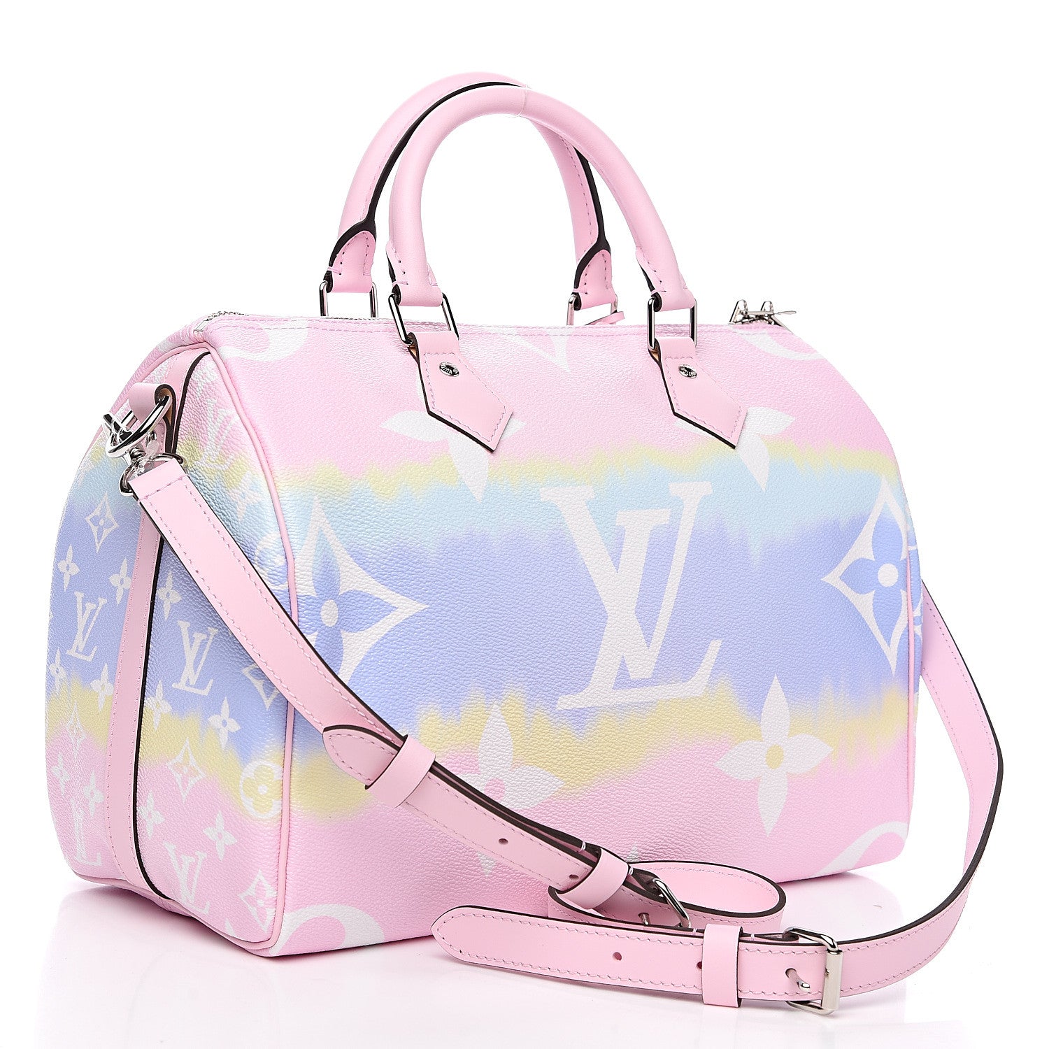 Louis Vuitton Monogram Escale Speedy Bandouliere 30 Pastel 2 of 8