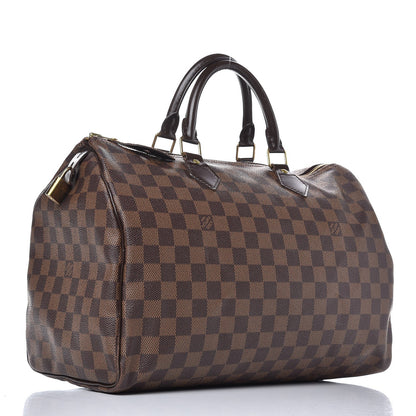 Louis Vuitton Damier Ebene Speedy 35 3 of 16