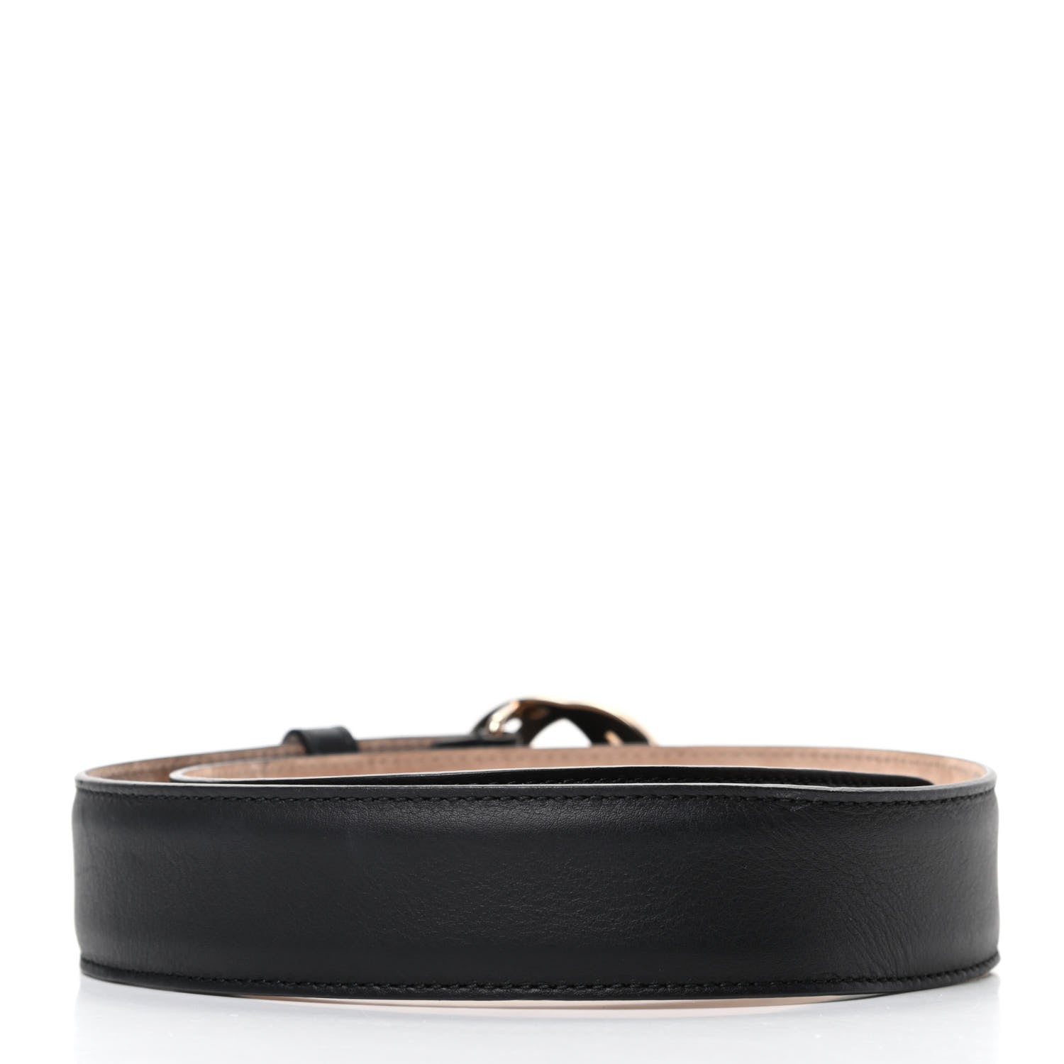Gucci Calfskin Interlocking G 37mm Belt 75 30 Black 2 of 5