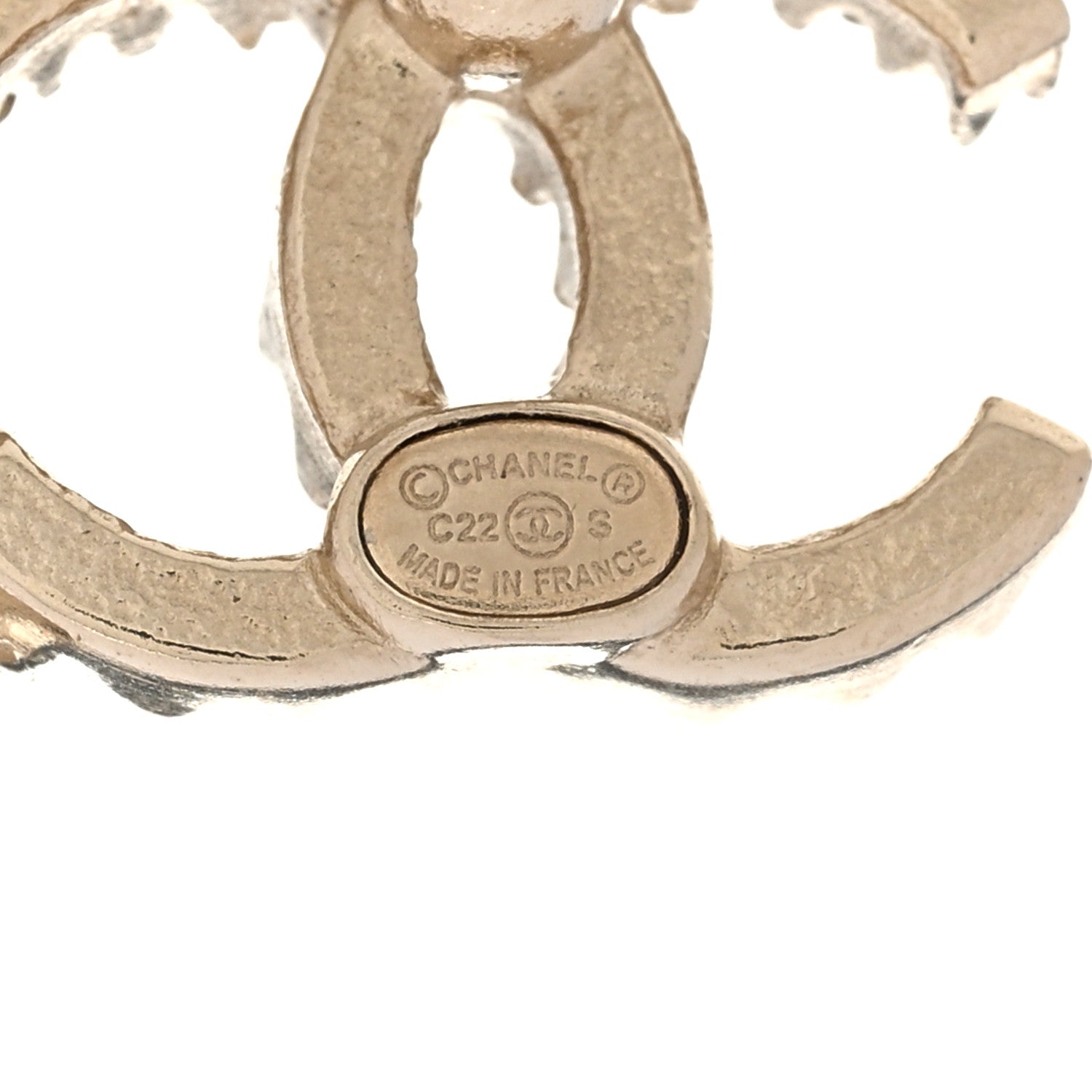 Chanel Crystal Star 5 CC Earrings Gold 4 of 5