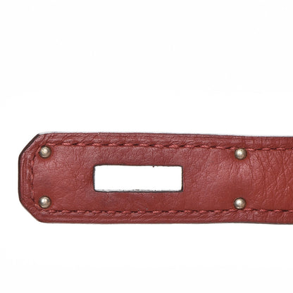 Hermes Taurillon Clemence Birkin 35 Rouge Venetian 20 of 36