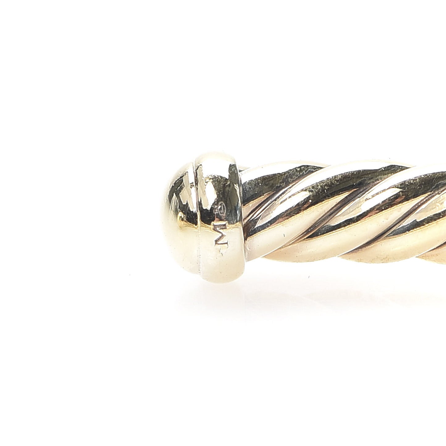 18K Yellow Gold 4mm Cablespira Bracelet