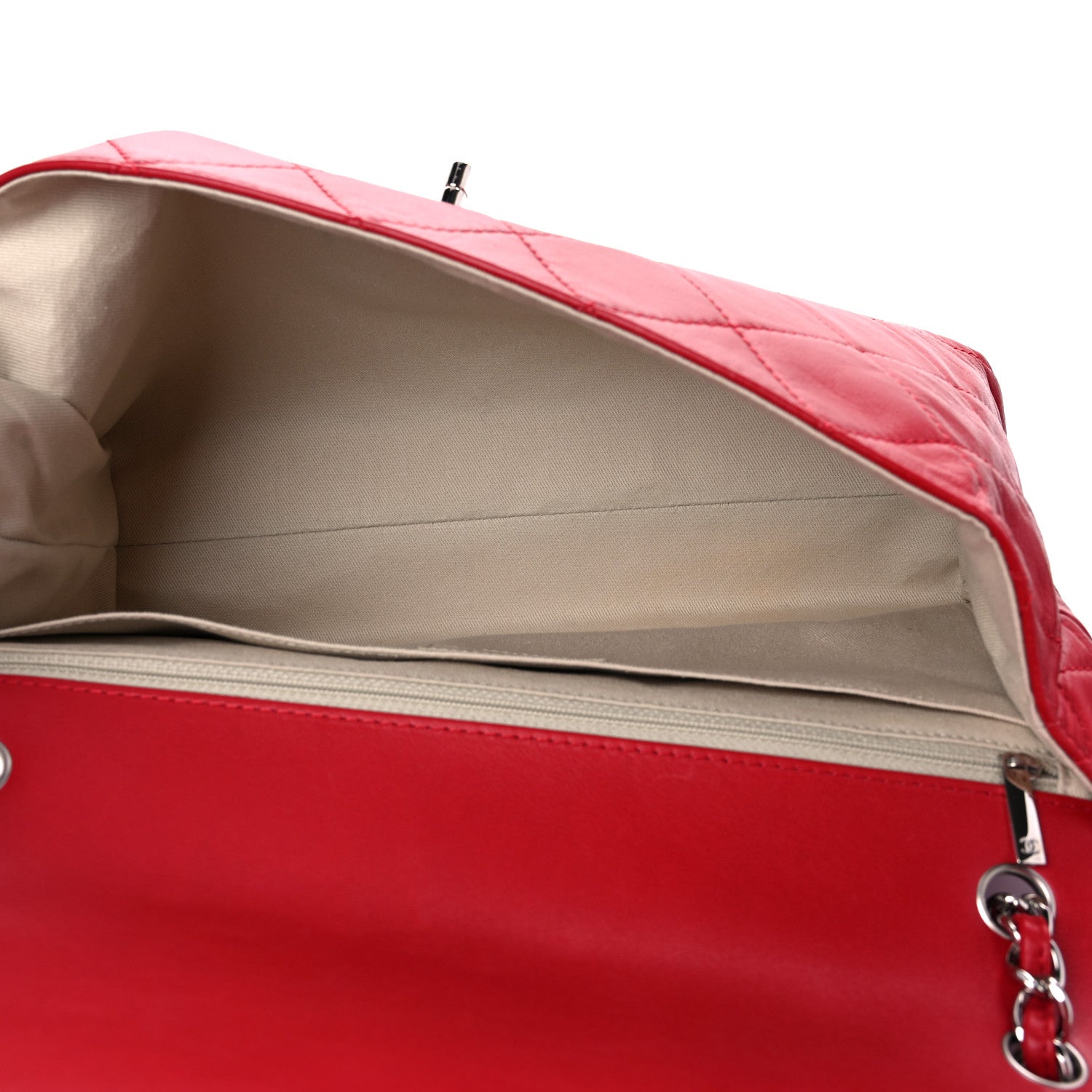 Chanel Calfskin Quilted In The Business Flap Bag Red 5 of 10