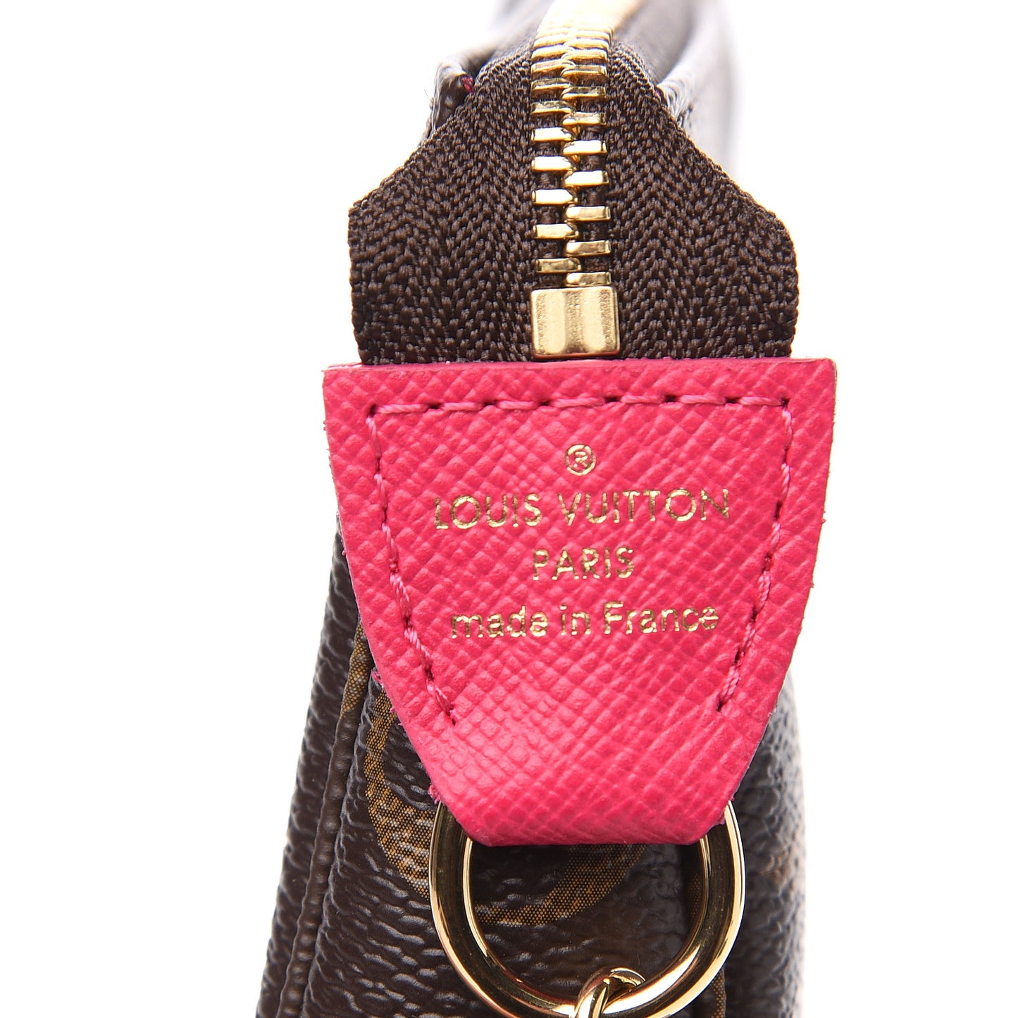 Monogram 2019 Christmas Animation Mini Courchevel Pochette Accessories Fuchsia