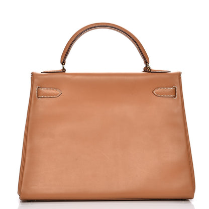 Hermes Chamonix Kelly Retourne 32 Natural 25 of 34
